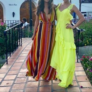 Festive striped dress